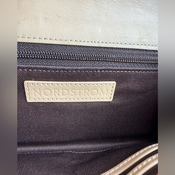 2 Nordstrom leather wallets; wristlet and trifold.  Like new. Beautiful - Picture 6 of 16